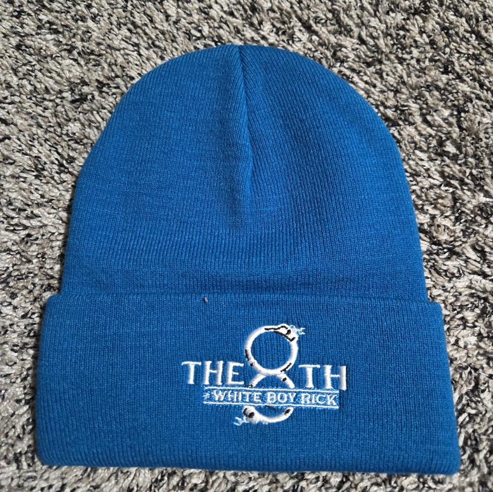 Blue beanie